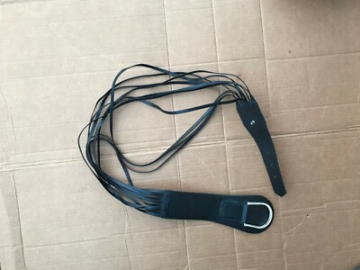 Ceinture Cuir Noir Chico's - Taille Large M (35"-36") - Occasion Comme Neuve