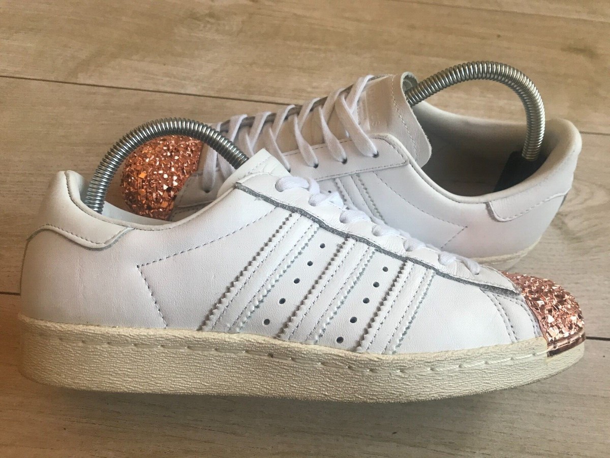Superstar 80s Metal Toe Adidas Superstars White And Metallic - Main Image