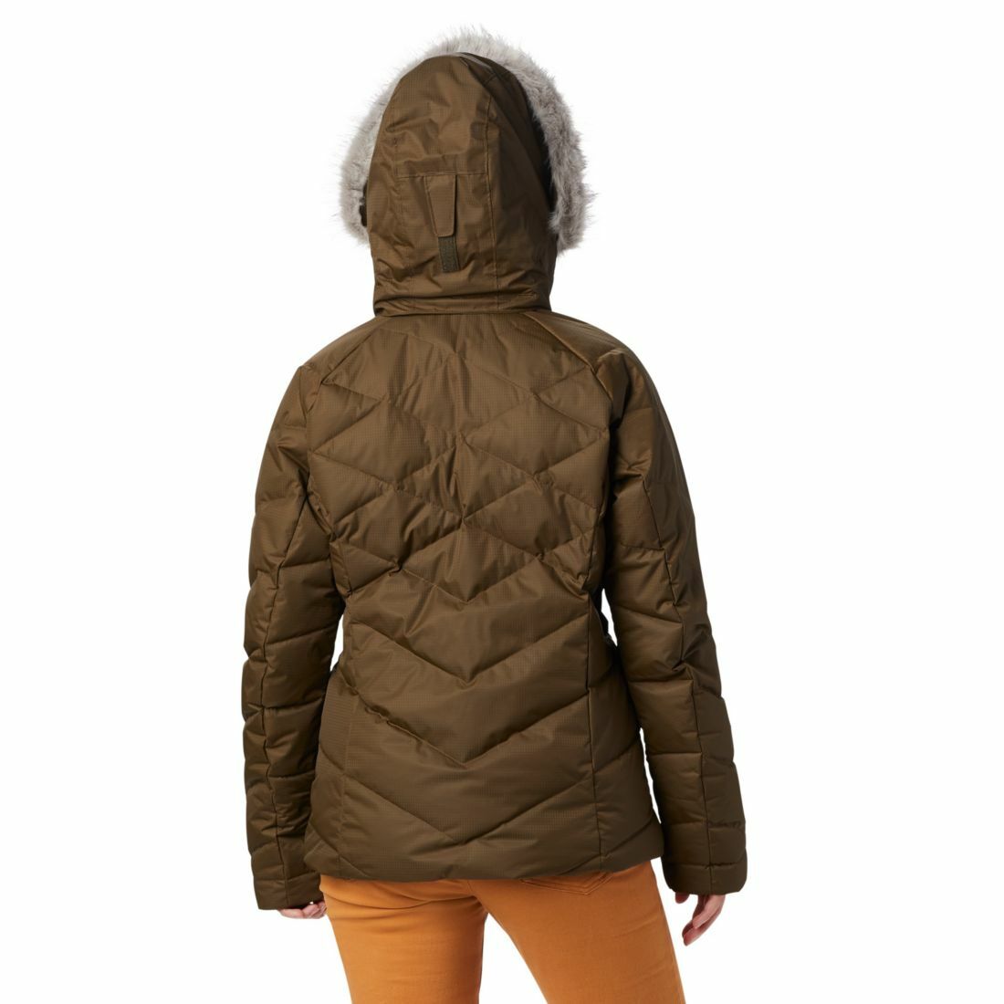 New Womens Columbia Lay D Down II Omni-Heat Hooded Down Winter
