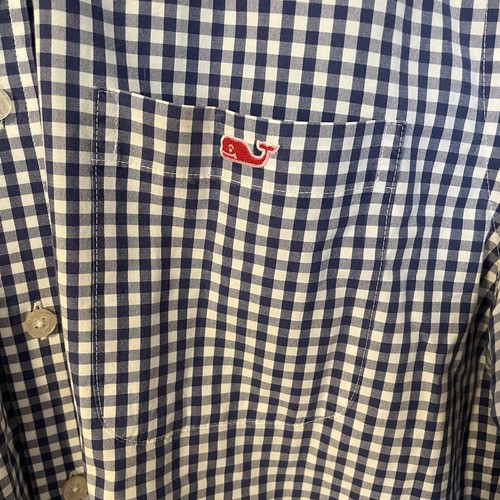 Vineyard Vines Button-up Shirt Mens Size Medium Classic Fit Tucker Preppy Whale - Picture 2 of 10