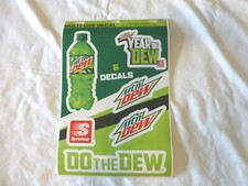 Mountain Mt Dew Decal Sheet Speedway NEW