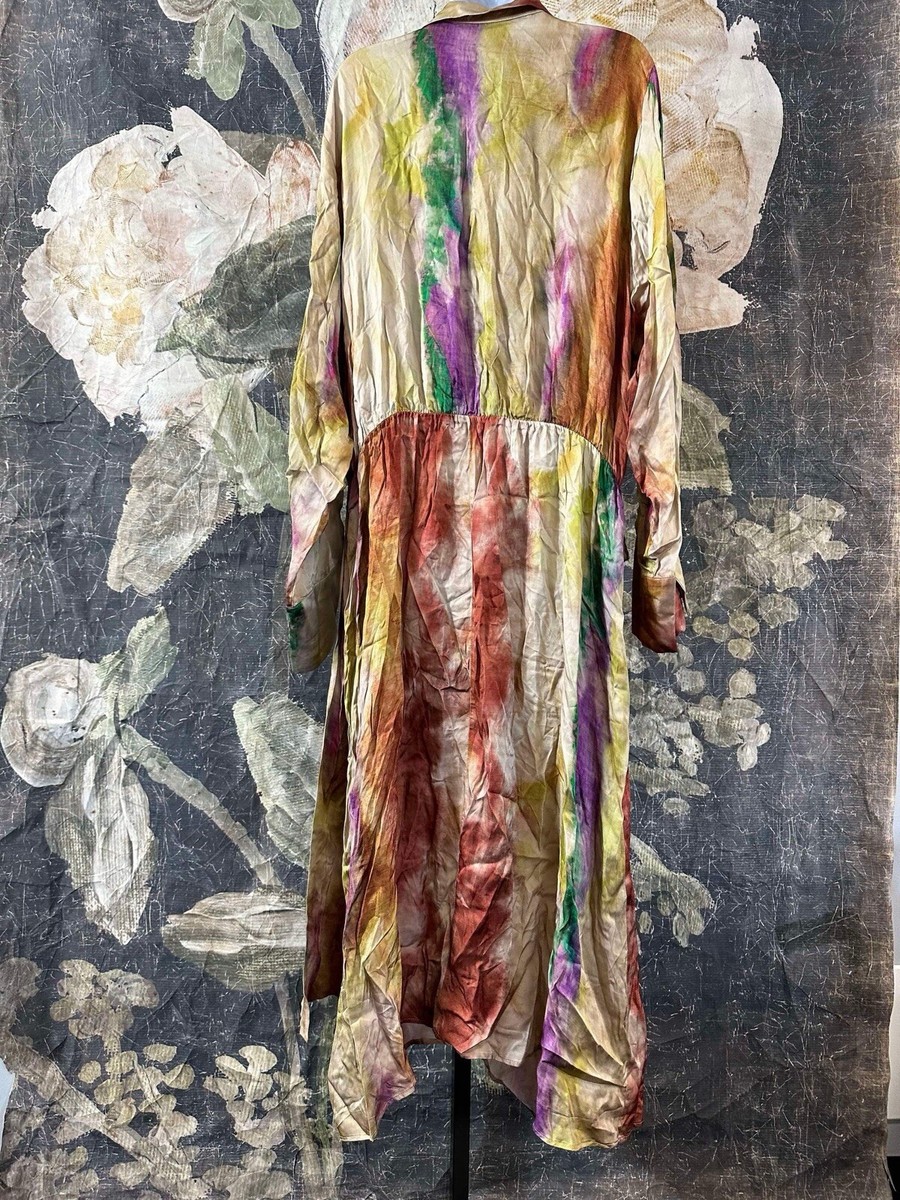 by anthropologie long-sleeve tie-front midi shirt dress NWT Anthropologie Long-Sleeve Tie-Front Midi Shirt Dress Size 3X