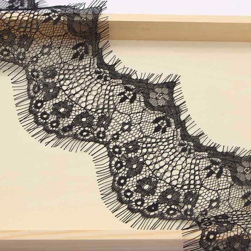 Lace Fabric Handmade Materials Ribbons DIY Sewing 3 Yards Flower Embroidered - Picture 7 of 28