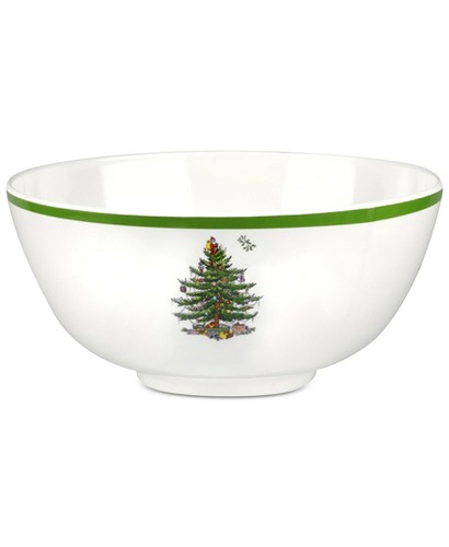 Spode CHRISTMAS TREE 11" Melamine Serving Bowl - Picture 2 of 3