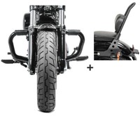 SturzbüGel + Sissybar QL FüR Harley Sportster 1200 T Superlow 14-20