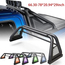 Adjustable Steel Roll Sport Bar Chase Rack Bed Bar For 2000-2024 Toyota Tundra