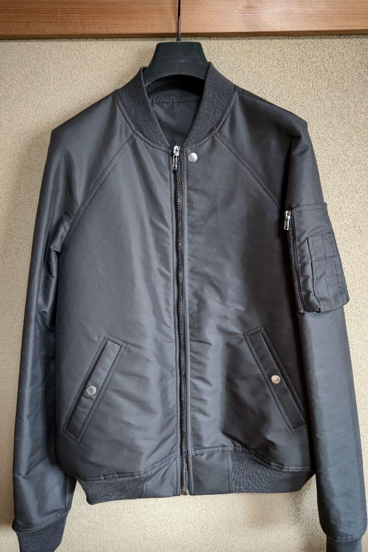 ジャケット・アウター rick owens ma-1 size46 Rick Owens - 美品 Rick Owens リックオウエンス MA-1 ボンバー