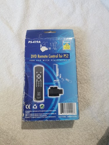 Original Logic 3 PS2 PS419A DVD Remote, Sealed In Box Brand New - Picture 2 of 6