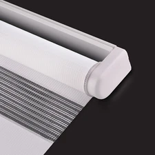 LUCKUP Cordless Zebra Blinds Roller Shades for Window Day and Night Blind 72"