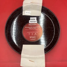 Machika Enamel Paella Pan | Paella Pan | Skillet for Paella and Rice Recipes |