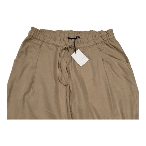 Pantaloni Hatch Maternity Jude nuovi con etichette taglia 2 sabbia pull-on lino vestibilità rilassata $188 - Foto 8 di 16