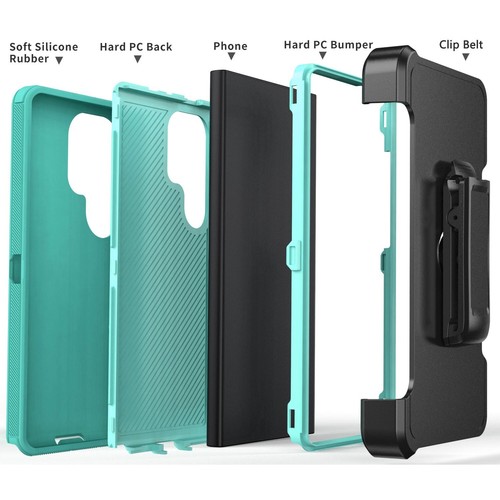 For Samsung Galaxy S22/S22 Plus/Ultra 5G Rugged Case Shockproof Cover Belt Clip - Bild 53 von 55