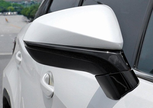 For Lexus NX 200t 300h 2015-2021 Glossy Black Rear View Mirror Strip Cover Trim - Picture 2 of 5