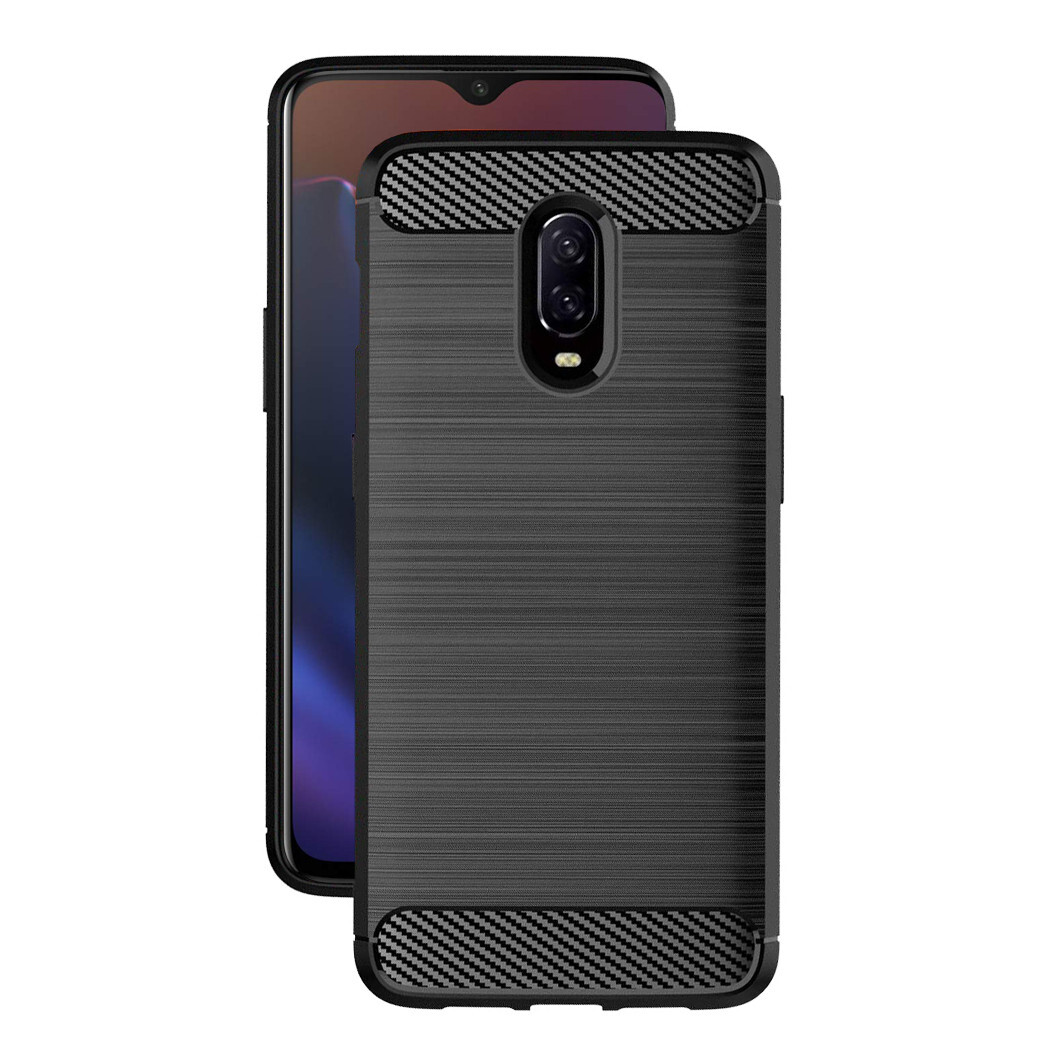 Bumper Case Oneplus 6t Case Cover Ultra Slim Carbon Fibre