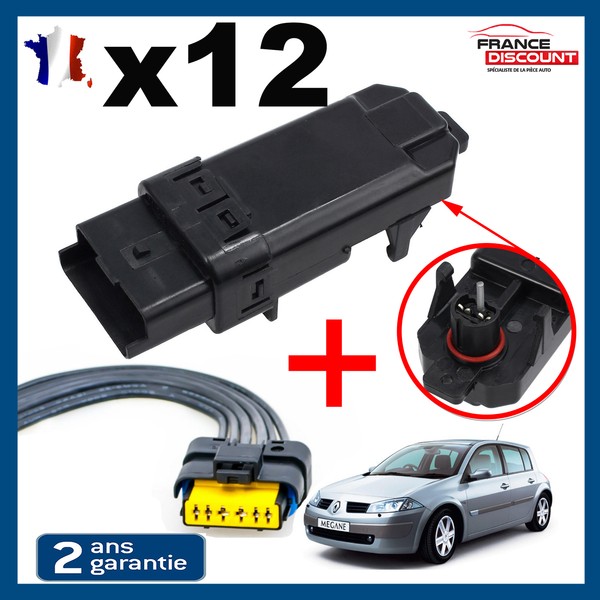 12 Modul Temic + Steckverbinder Kompatibel Clio 3 Espace 4 Laguna Megane Scenic-image