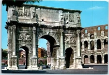 Postcard - Arch of Constantine - Rome, Italy