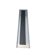 18" GE Stainless Magnetic ToeKick for 24" Select Monogram Column Refrigerators.
