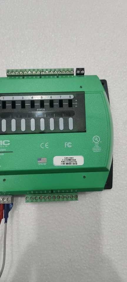 KMC CONTROLS Expansion IO Module 24 VAC/VDC CAN-5901 CLASS 2 - Image 4 of 4