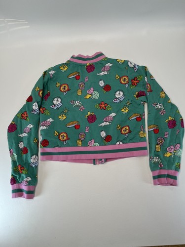 Disney Princess Icon Zip Varsity Jacket Mint Green- Turquoise - Picture 2 of 4