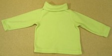 Hanna Anderson (size 90) Bright Green Fleece Turtle Neck