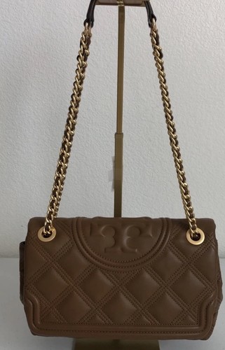 Tory Burch Soft Fleming Convertible Shoulder Bag-color Moose/ Brown - Picture 2 of 14