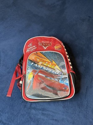 Y2K Disneys Pixar s Cars Lighting Mcqueen Red Backpack 