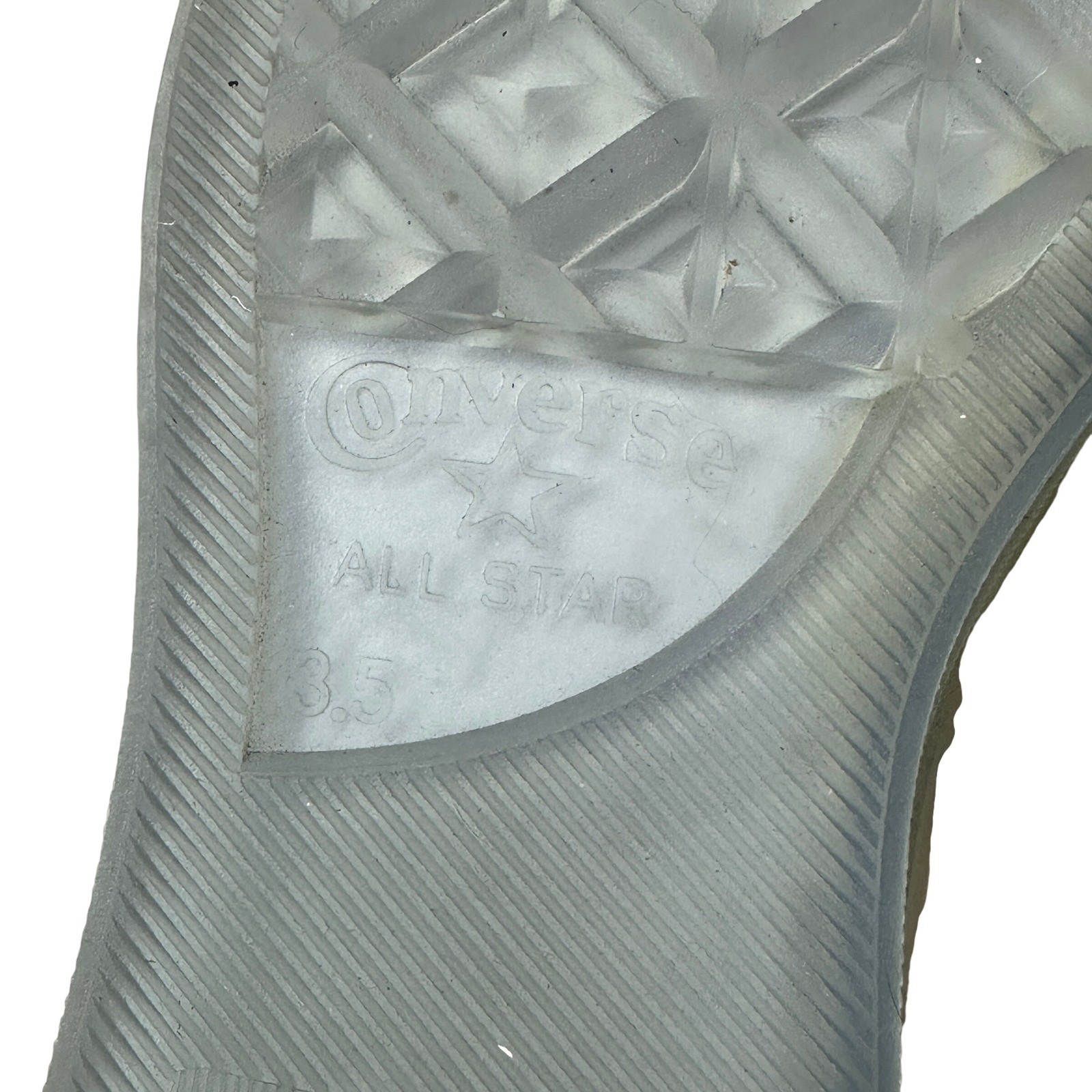Off White x Converse The Ten Chuck Taylor All Star Vulcanized Hi Top SAMPLE 5.5 image 9