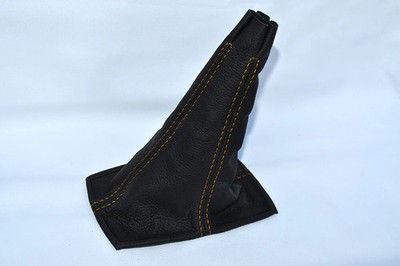 GELBE NÄHTE PASSEND FÜR TOYOTA CELICA AT18 ST18 90-93 GEAR GAITER LEDERBEZUG