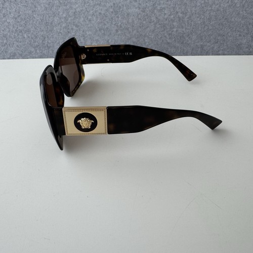 Versace Sunglasses Womens Square Lens Tortoiseshell Brown Excellent MCD 4405 - Picture 9 of 14