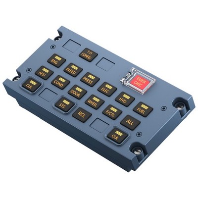 WINWING ECAM Flight Simulation Panel with EMER CANC Push Button for X-Plane MSFS