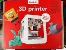 Toybox 3D Printer One Touch Kit Kid Friendly Toy Alpha 2 Two