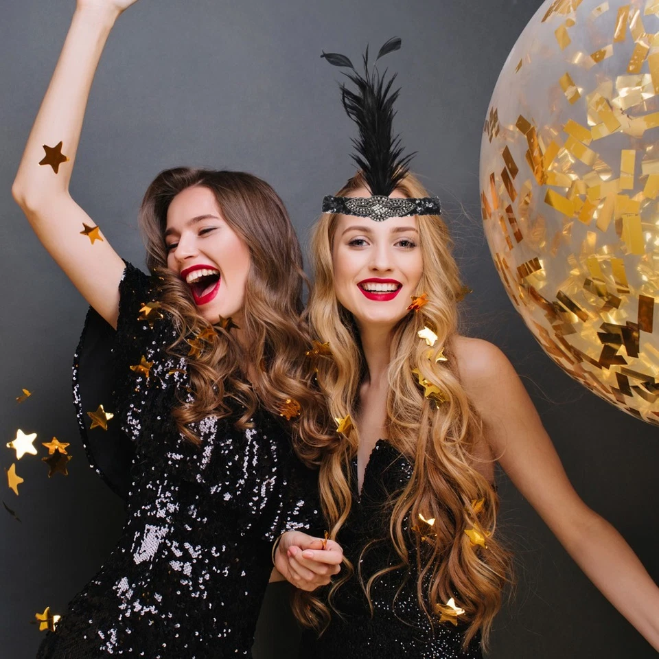  Women's Tassel Headwear Hair Accessories for Retro Fabric Flower Hairband - image 3 of 4