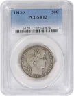 1913-S Barber Silver Half Dollar F12 PCGS