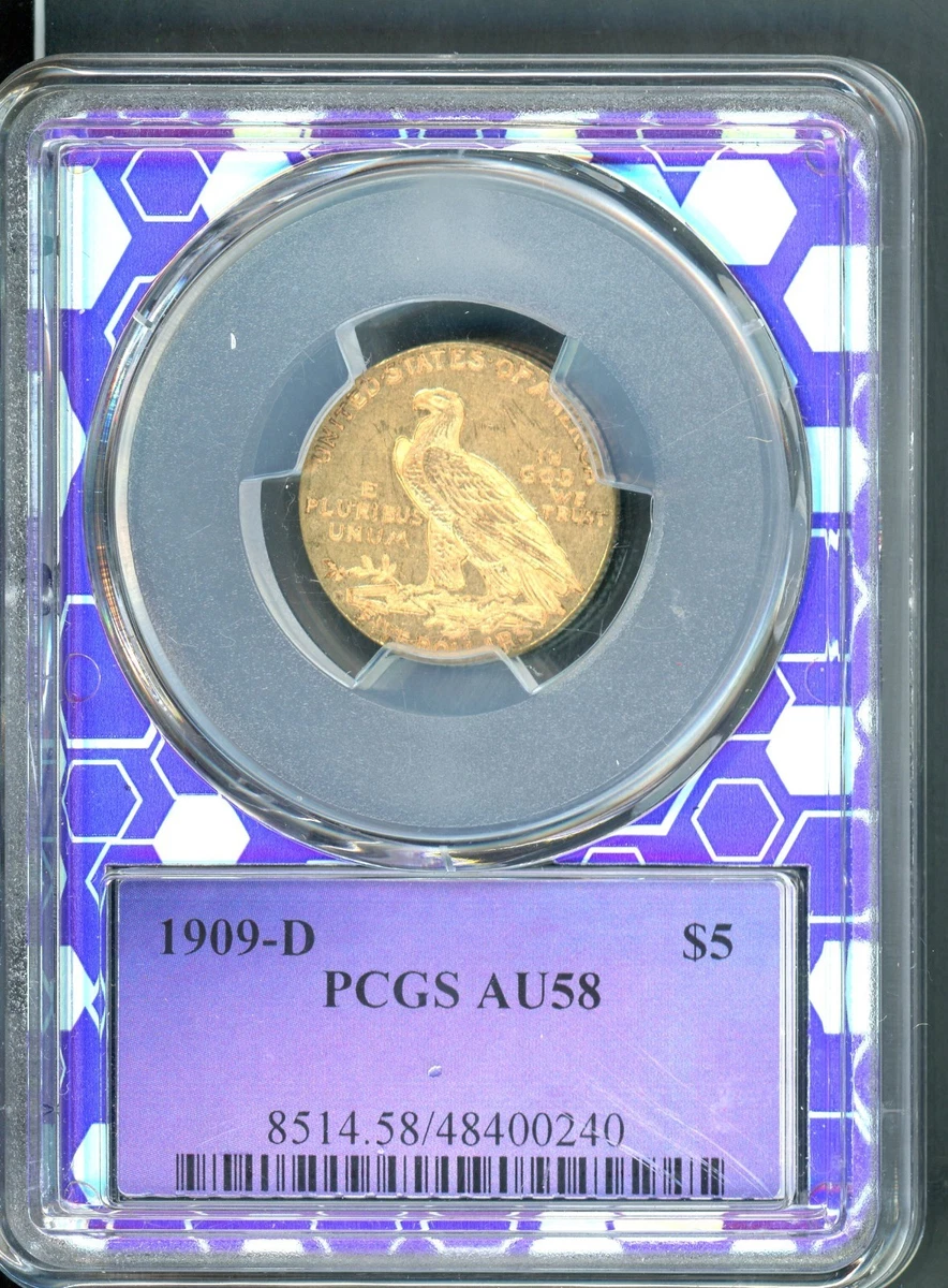 1909 $5 インディアンヘッド・ハーフイーグル 1909 Year Half Eagle $5 US Gold Coins (Pre - 1933) for sale | eBay