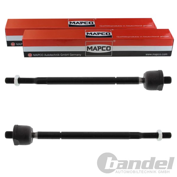 2X Mapco Axialgelenke Spurstangen Passend FüR Opel Combo Corsa Tigra | 49755-image