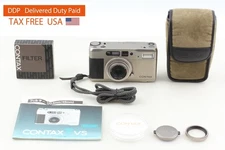 【MINT w/CASE & Filter】Contax TVS 35mm Point & Shoot Film Camera From JAPAN