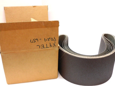 SAIT 6x48 1A-X Aluminum Oxide Benchstand Belts 60 Grit P60 lot of 7