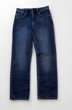 Gap Women Stretch Jeans Size 16 Straight Leg Blue Denim Dark Wash