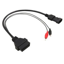 3 Pin To 16 Pin Obd2 Adapter Connector Diagnostic Cable For Fiat Alfa Lancia New 3 Pin To 16 Pin Obd2 Adapter Connector Diagnostic Cable For Fiat Alfa Lancia New