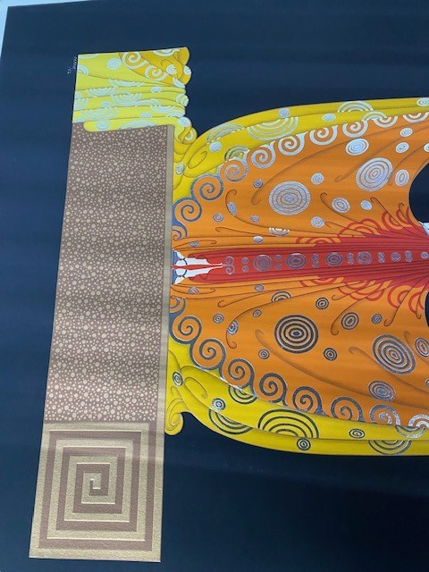 Erte Romain De Tirtoff (Russian French 1892-1990) Original Print Venus Damaged