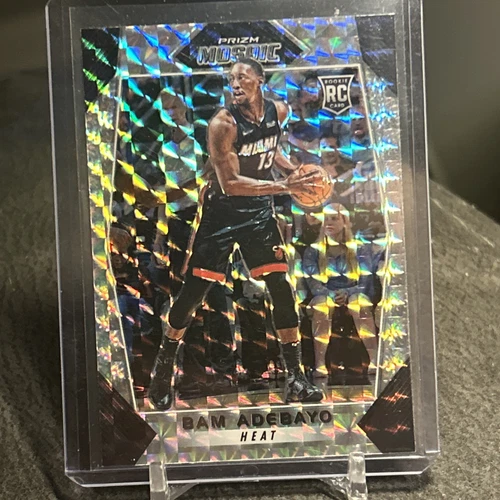 2017-18 Panini Silver Mosaic Prizm #86 Bam Adebayo Miami Heat RC Rookie