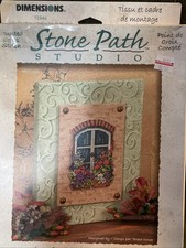 Dimensions Kit 72846 Stone Path Studio New Cross Stitch Window Box Design