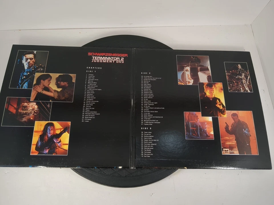 Terminator 2: Judgement Day Laserdisc 1990s Sci Fi James Cameron T2 Full Screen - Image 3 of 4