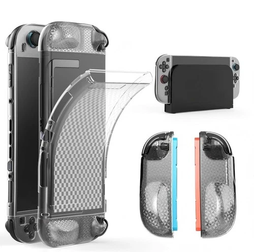 TPU Protective Case for Switch 2 Dockable Compatible with Grip & Screen