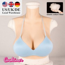 Silicone Breast Forms C-H Cup Breast Plates Fake Boobs Crossdresser Drag Queen