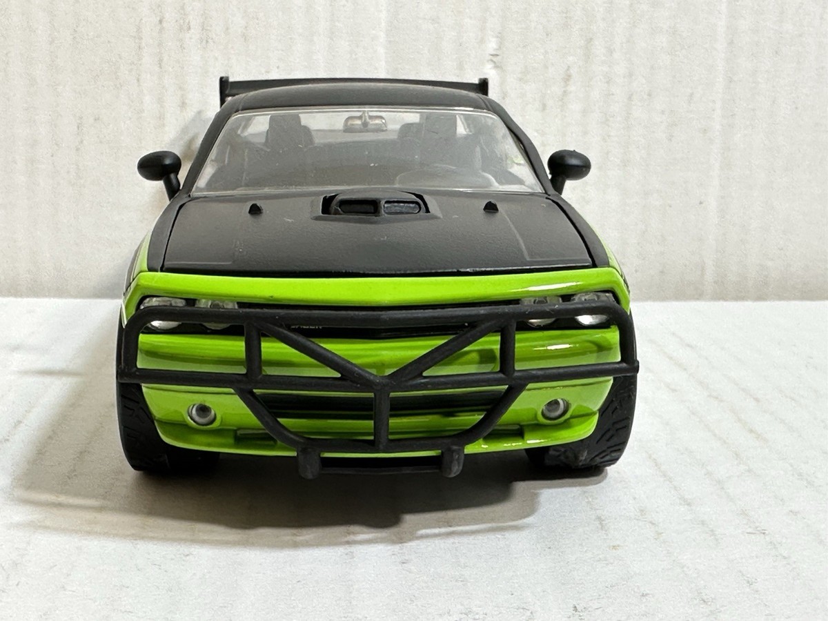 JADA FAST AND FURIOUS LETTY'S DODGE CHALLENGER SRT8 GREEN 1:24 NEW