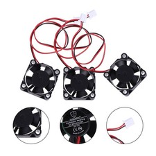 6Pcs Quiet Mini Cooling Fan Dc for Printer and Electronics Black