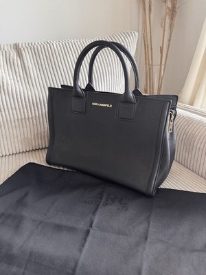 Karl Lagerfeld Damen Shopper Handtasche Schwarz