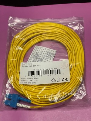 Legrand Quiktron Compatible Fiber Optic Patch Cable 10m SC-SC Single-Mode Duplex