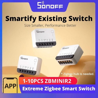 SONOFF ZBMINIR2 Zigbee Smart Switch Detach Relay Mode External Switch Control Wo